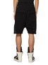 Back View - Click To Enlarge - RICK OWENS  - x Champion Beveled Pods Cotton Shorts