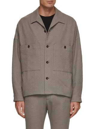 Main View - Click To Enlarge - ATTACHMENT - Herringbone Jacket