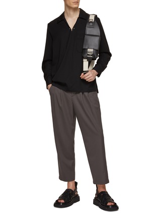 Figure View - Click To Enlarge - ATTACHMENT - Pleated Tapered Leg Pants