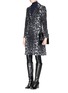 Figure View - Click To Enlarge - ST. JOHN - Leopard print felted wool coat