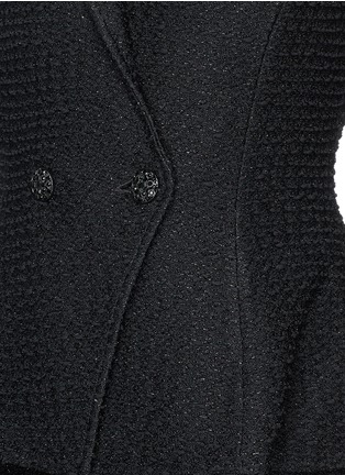 Detail View - Click To Enlarge - ST. JOHN - Glitter tweed knit jacket