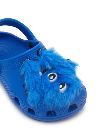 Detail View - Click To Enlarge - CROCS KIDS - Classic Clog Toddlers Monster Motif Sandals