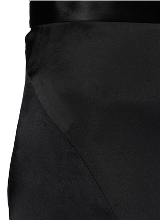 Detail View - Click To Enlarge - ST. JOHN - Liquid satin gown skirt