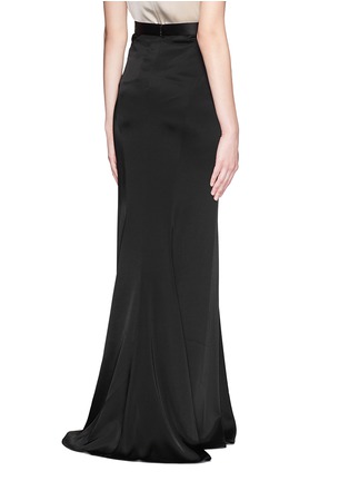 Back View - Click To Enlarge - ST. JOHN - Liquid satin gown skirt