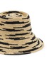Detail View - Click To Enlarge - JANESSA LEONÉ - Packable Raffia Bucket Hat