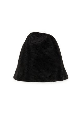 Figure View - Click To Enlarge - JANESSA LEONÉ - Logo Charm Organic Cotton Bucket Hat
