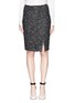 Main View - Click To Enlarge - ST. JOHN - Side vent tweed knit pencil skirt