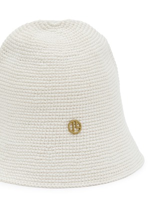 Detail View - Click To Enlarge - JANESSA LEONÉ - Logo Charm Organic Cotton Bucket Hat