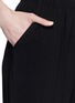 Detail View - Click To Enlarge - ST. JOHN - Elastic waist zip cuff crepe jogging pants