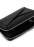 Detail View - Click To Enlarge - MM6 MAISON MARGIELA - Number Logo Debossed Leather Zip Wallet