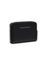 Figure View - Click To Enlarge - MM6 MAISON MARGIELA - Number Logo Debossed Leather Zip Wallet