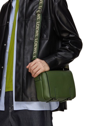 Military Leather Messenger Bag
