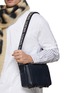 Figure View - Click To Enlarge - LOEWE - Extra Small Military Leather Messenger Bag