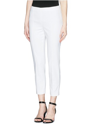 Front View - Click To Enlarge - ST. JOHN - French seam crepe capri pants