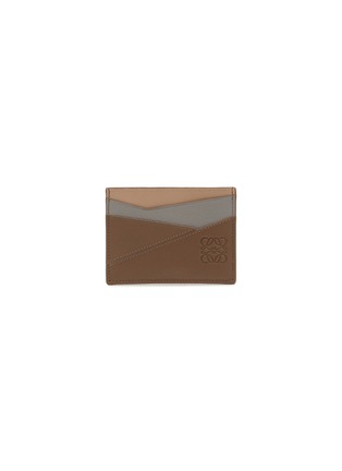 Main View - Click To Enlarge - LOEWE - Puzzle Leather Cardholder