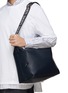 Figure View - Click To Enlarge - LOEWE - Cubi Leather Crossbody Bag