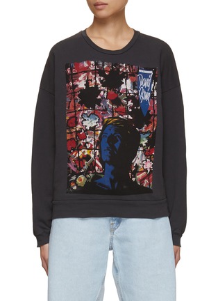 Main View - Click To Enlarge - MOTHER - X Bowie® The Drop Square Sweater