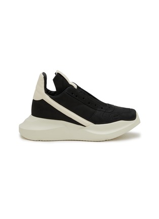 Main View - Click To Enlarge - RICK OWENS  - Geth Runner Leather Sneakers