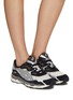 Figure View - Click To Enlarge - ASICS - GEL-NYC Low Top Lace Up Mesh Sneakers