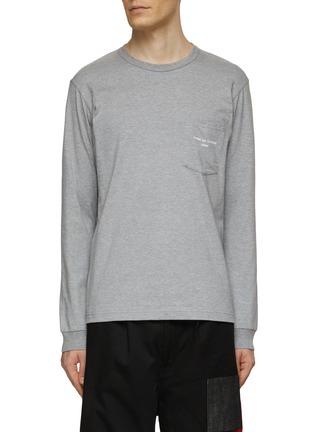 Main View - Click To Enlarge - COMME DES GARÇONS HOMME - Logo Pocket T-Shirt
