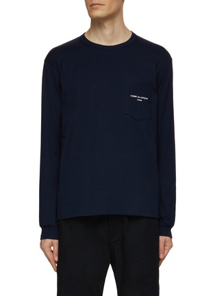 Main View - Click To Enlarge - COMME DES GARÇONS HOMME - Logo Pocket T-Shirt