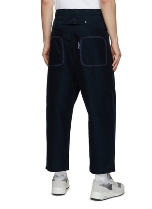 Back View - Click To Enlarge - COMME DES GARÇONS HOMME - Pleated Wide Leg Pants