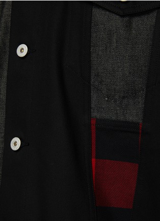  - COMME DES GARÇONS HOMME - Contrast Patchwork Trucker Jacket