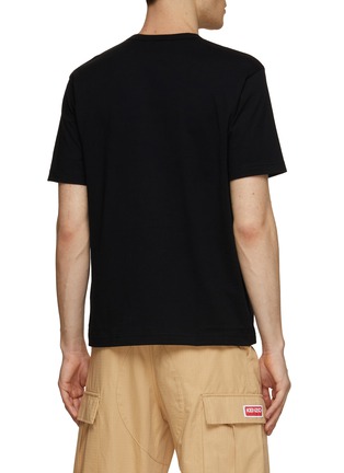 Back View - Click To Enlarge - COMME DES GARÇONS HOMME - Logo Print Cotton T-Shirt