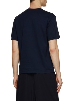 COMME DES GAR ONS HOMME Logo Print Cotton T Shirt Men Lane