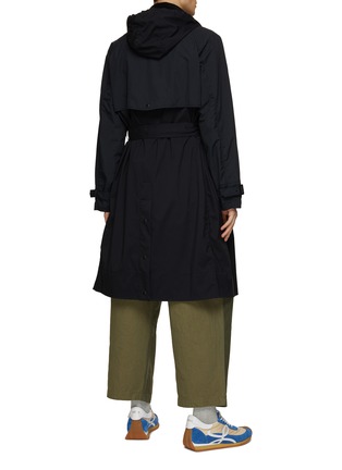 Back View - Click To Enlarge - COMME DES GARÇONS HOMME - Belted Hooded Parka