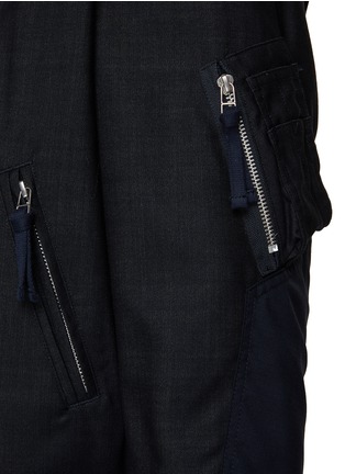  - COMME DES GARÇONS HOMME - Horizontal Lapped Seam Bomber Jacket