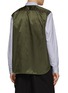 Back View - Click To Enlarge - COMME DES GARÇONS HOMME - Contrast Back Panel Striped Shirt