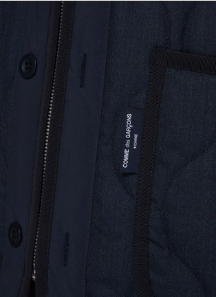  - COMME DES GARÇONS HOMME - Quilted Wool Blend Vest