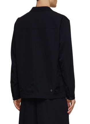 Back View - Click To Enlarge - COMME DES GARÇONS HOMME - Single Breasted Notch Lapel Blazer