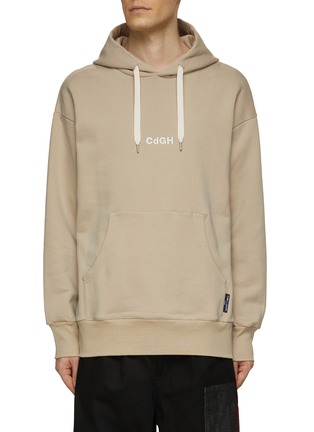 Main View - Click To Enlarge - COMME DES GARÇONS HOMME - Logo Embroidered Hoodie