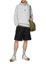 Figure View - Click To Enlarge - COMME DES GARÇONS HOMME - Logo Embroidered Hoodie