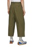 Back View - Click To Enlarge - COMME DES GARÇONS HOMME - Cotton Straight Leg Cropped Pants