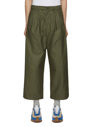Main View - Click To Enlarge - COMME DES GARÇONS HOMME - Cotton Straight Leg Cropped Pants