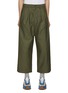 Main View - Click To Enlarge - COMME DES GARÇONS HOMME - Cotton Straight Leg Cropped Pants