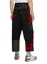 Back View - Click To Enlarge - COMME DES GARÇONS HOMME - Buffalo Check Patchwork Cropped Pants
