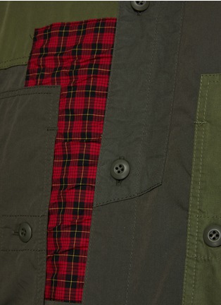  - COMME DES GARÇONS HOMME - Contrast Patchwork Flannel Shirt