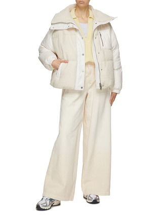 Figure View - Click To Enlarge - MOOSE KNUCKLES - Elmira Sherpa Puffer Jacket