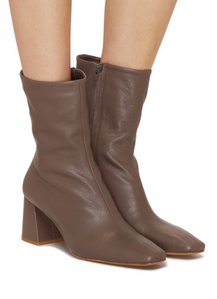 Figure View - Click To Enlarge - PEDRO GARCIA  - Ilisa 65 Leather Ankle Boots