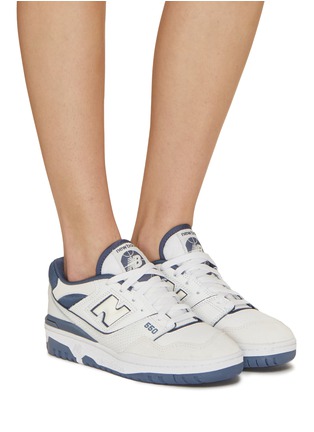 Figure View - Click To Enlarge - NEW BALANCE - 550 Low Top Leather Sneakers