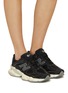 Figure View - Click To Enlarge - NEW BALANCE - 9060 Suede Mesh Sneakers