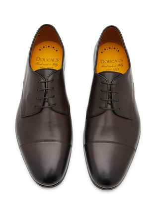 Detail View - Click To Enlarge - DOUCAL'S - 4-Eyelet Leather Oxford Shoes