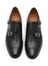 Detail View - Click To Enlarge - DOUCAL'S - Double Buckle Leather Monk Shoes