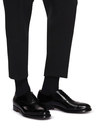 Figure View - Click To Enlarge - DOUCAL'S - Cap Toe Oxford Shoes