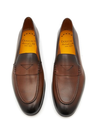 Detail View - Click To Enlarge - DOUCAL'S - Ombré Effect Leather Loafers