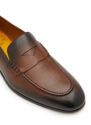 Detail View - Click To Enlarge - DOUCAL'S - Ombré Effect Leather Loafers
